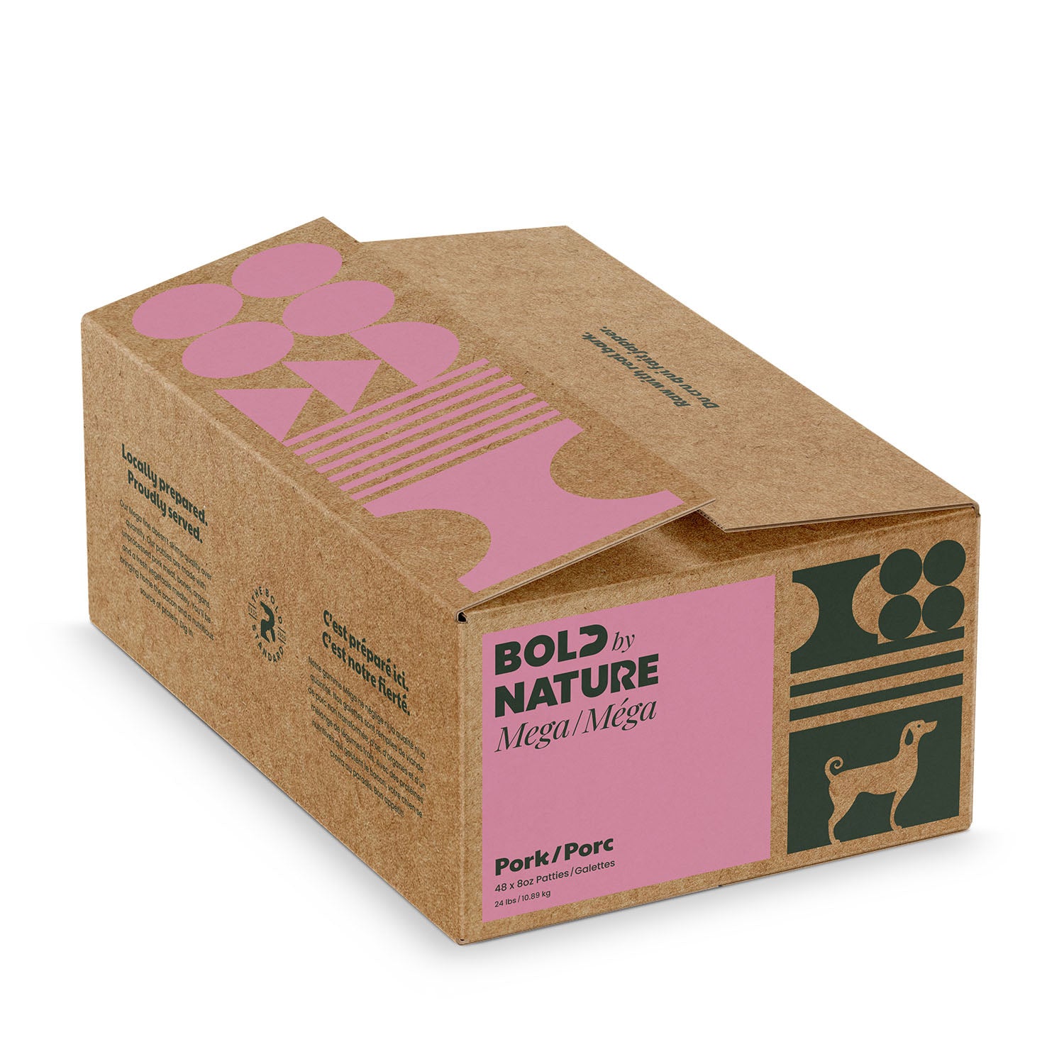 Bold by Nature (Mega Dog) - Mega Pork - Frozen Product