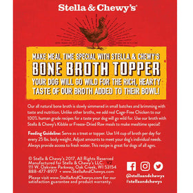 Stella & Chewy's - Cage-Free Chicken Broth - ARMOR THE POOCH
