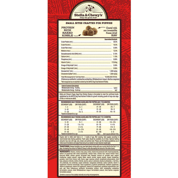 Stella & Chewy's - Cage-Free Chicken Raw Coated Kibble (Grain Free Dry Puppy Food) - ARMOR THE POOCH