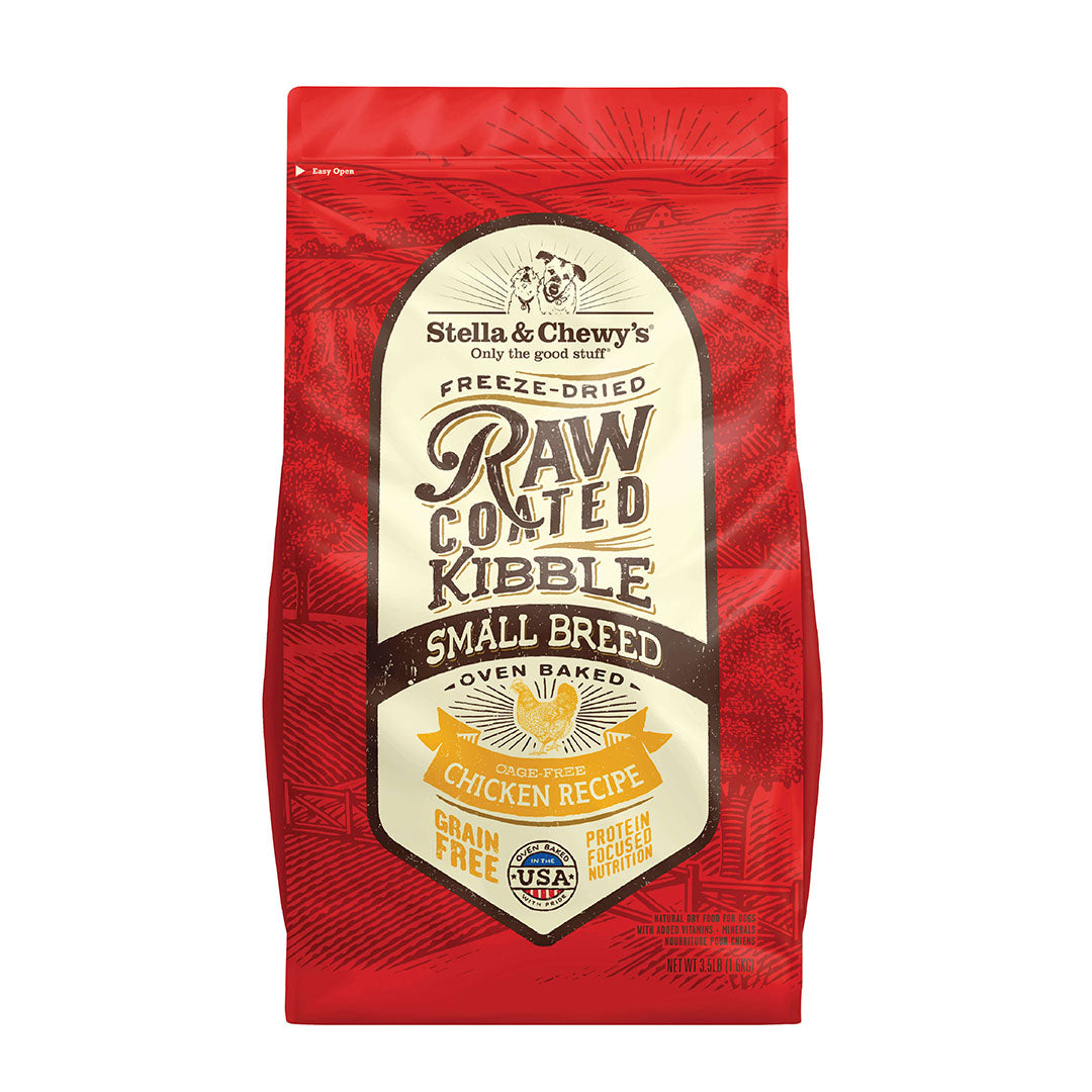 Stella & Chewy's - Cage-Free Chicken Raw Coated Small Breeds Kibble (Grain Free) - ARMOR THE POOCH