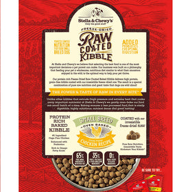 Stella & Chewy's - Cage-Free Chicken Raw Coated Small Breeds Kibble (Grain Free) - ARMOR THE POOCH