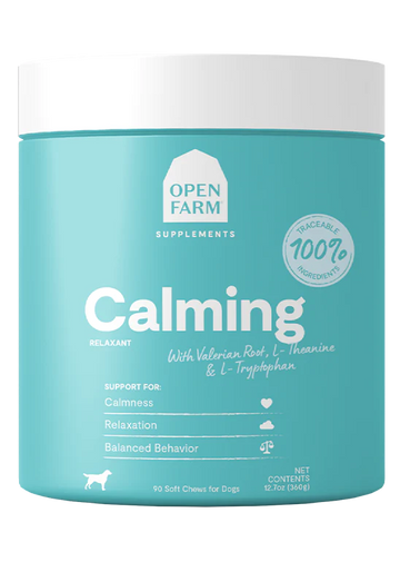 Open Farm | Calming Supplement Chews for Dogs | ARMOR THE POOCH