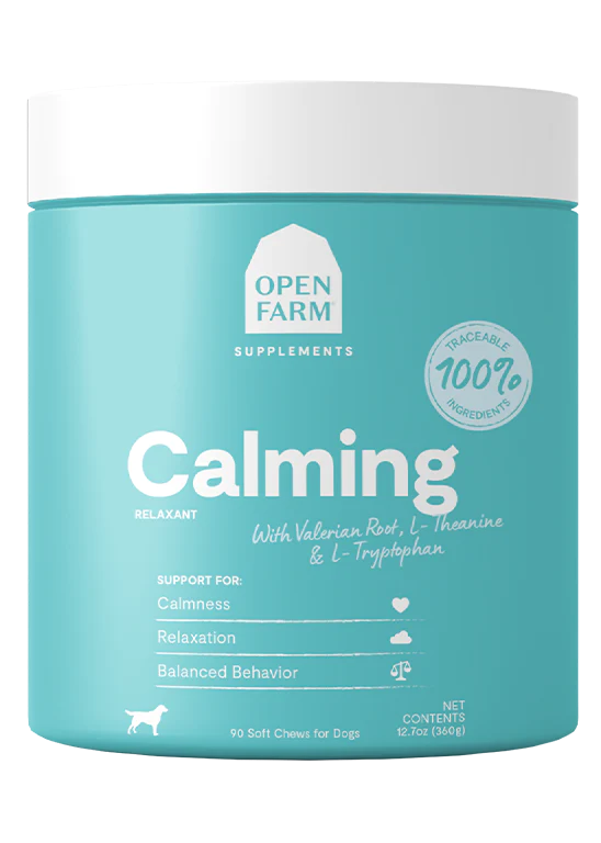 Open Farm | Calming Supplement Chews for Dogs | ARMOR THE POOCH