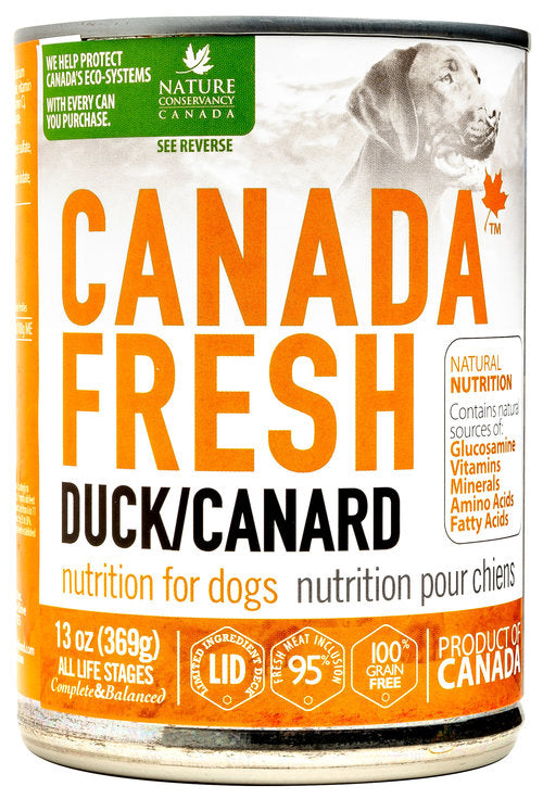 Canada Fresh-Wet Duck Formula for Dogs-online pet store-ARMOR THE POOCH