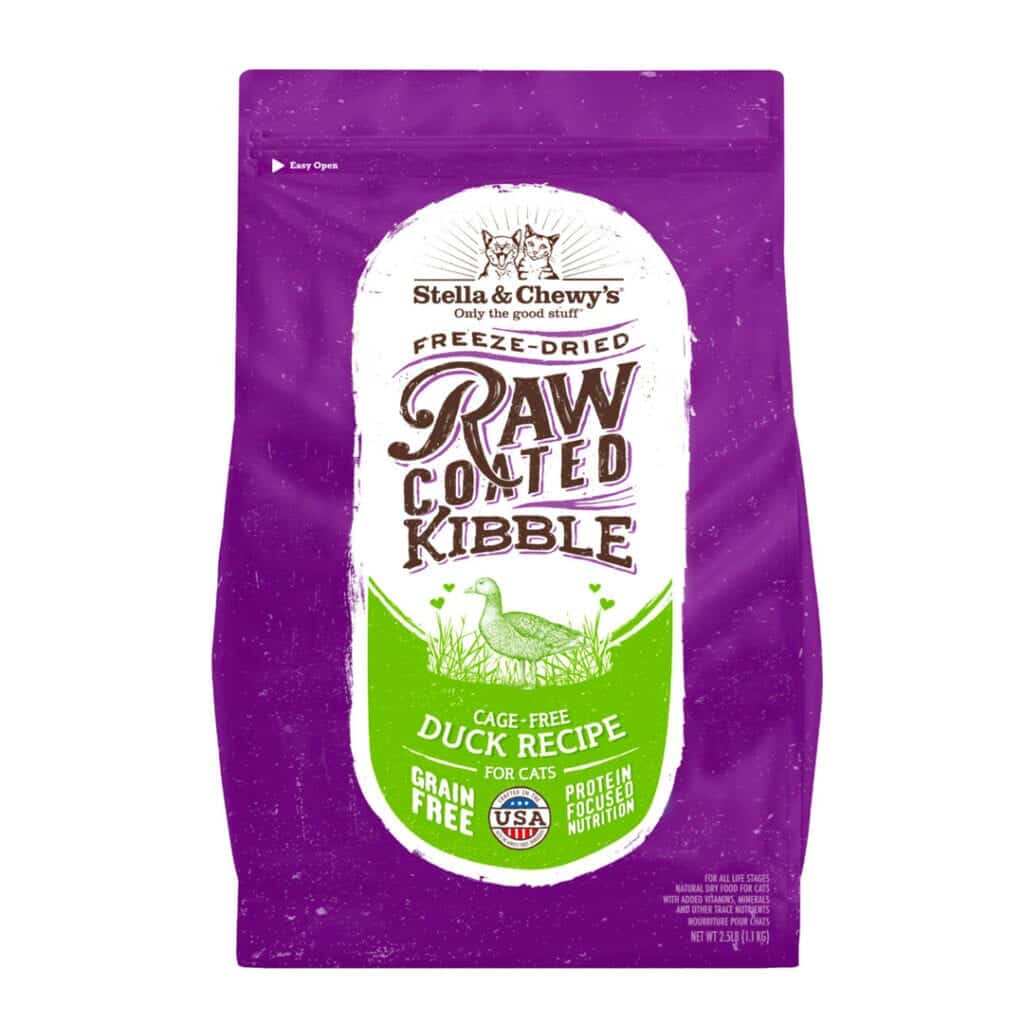 Stella & Chewy's - Raw Coated Kibble Cage-Free Duck Recipe (Dry Cat Food)