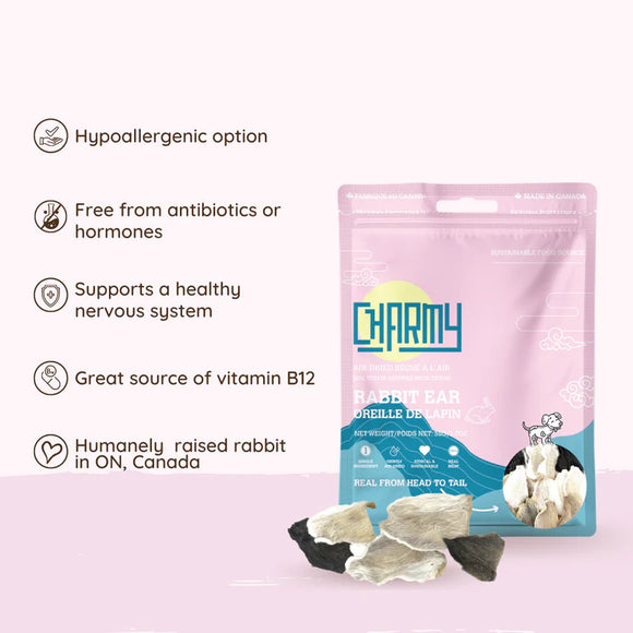 Charmy | Rabbit Ear (Dog Treats)