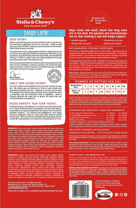 Stella & Chewy's - Dandy Lamb Dinner Patties Freeze-Dried Raw Dog Food - ARMOR THE POOCH