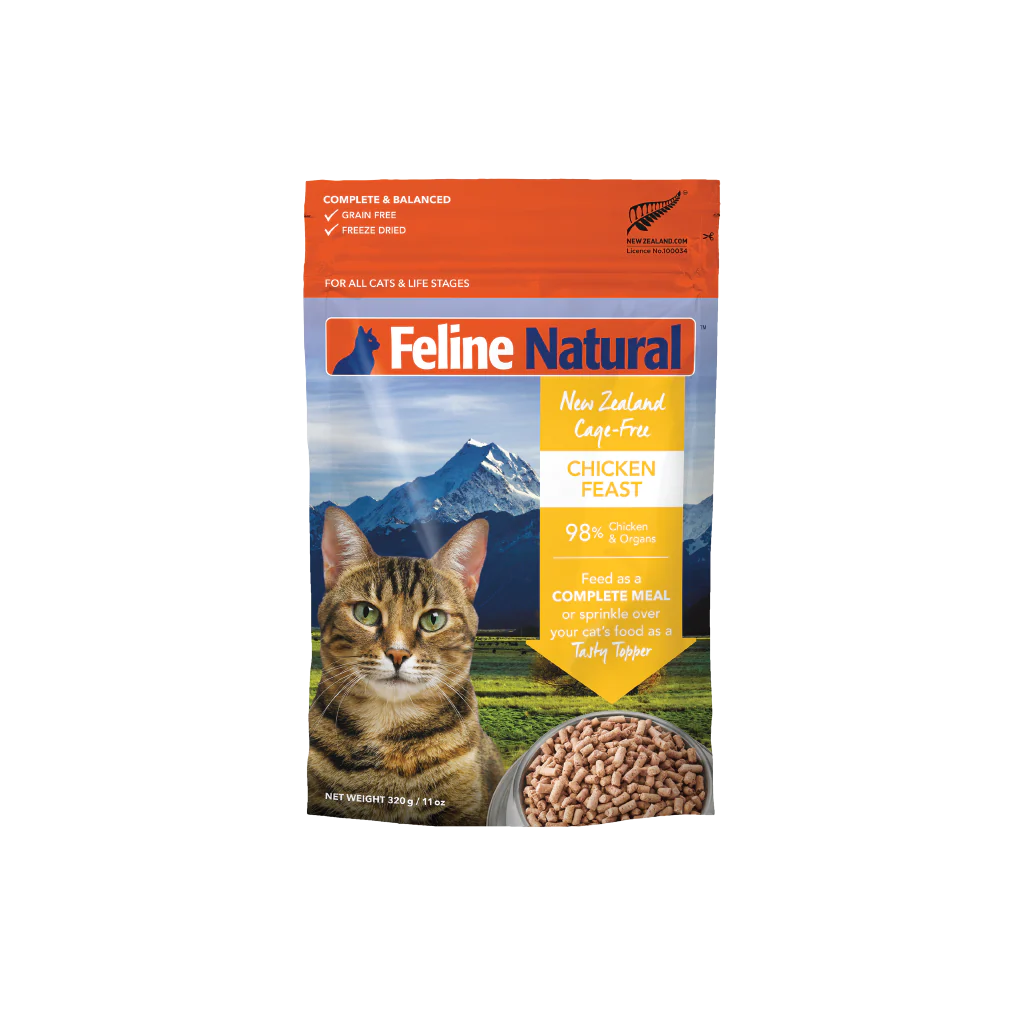 Feline Natural | Chicken Feast Freeze-Dried Raw | Cat Food Near Me Toronto | ARMOR THE POOCH