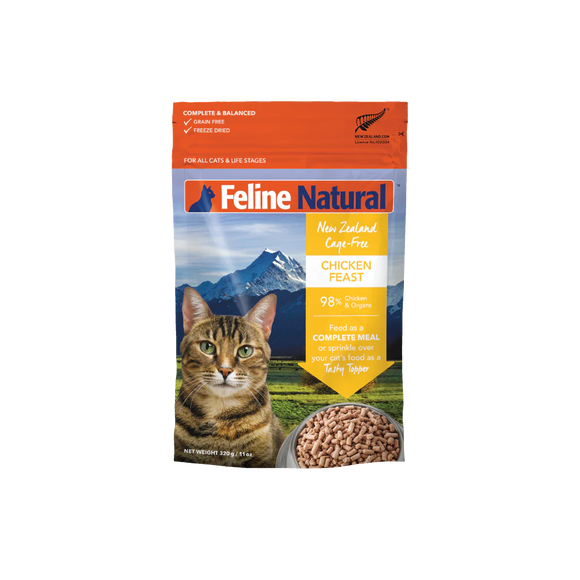 Feline Natural | Chicken Feast Freeze-Dried Raw | Cat Food Near Me Toronto | ARMOR THE POOCH