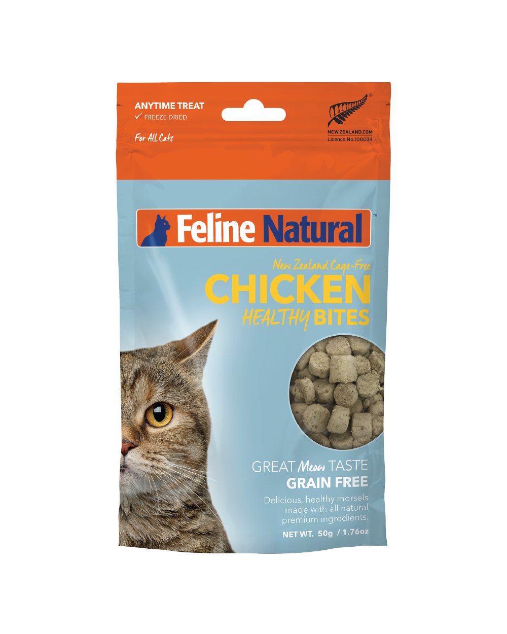 Feline Natural - Chicken Healthy Bites (Cat Treats)