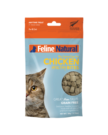 Feline Natural - Chicken Healthy Bites (Cat Treats)