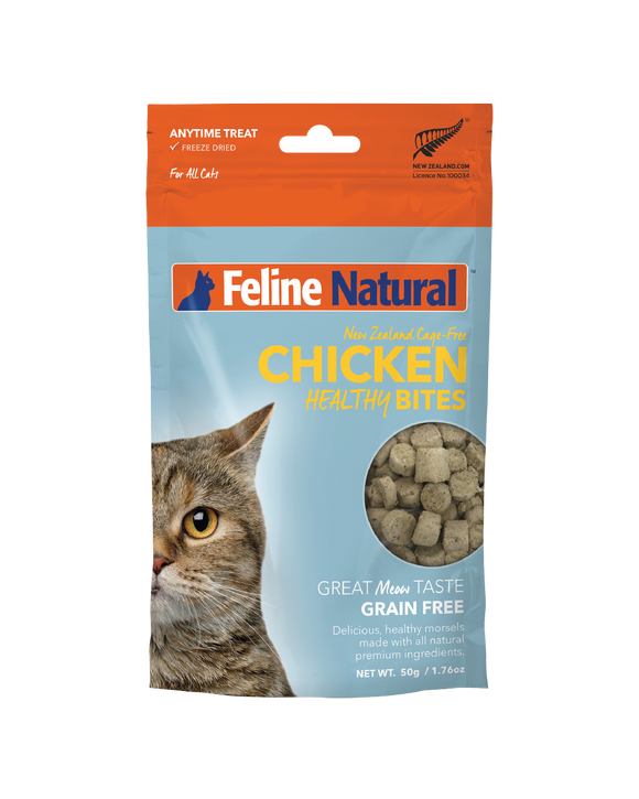 Feline Natural - Chicken Healthy Bites (Cat Treats)