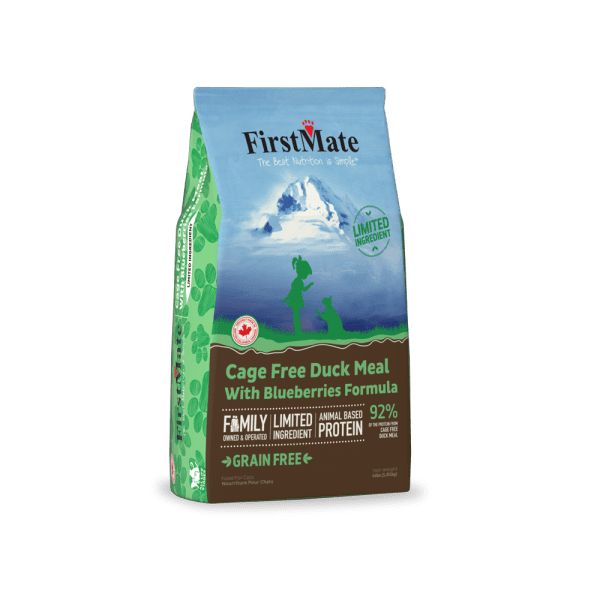 FirstMate | Grain Free Duck Meal & Blueberries Formula | Dry Cat Food Toronto | ARMOR THE POOCH