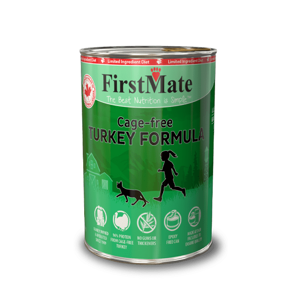 FirstMate | Limited Ingredient Cage Free Turkey Formula | Wet Cat Food Toronto