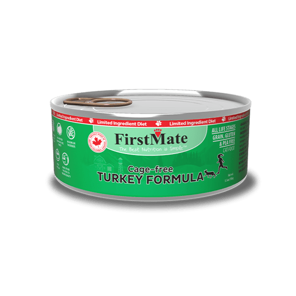 FirstMate | Limited Ingredient Cage Free Turkey Formula | Wet Cat Food Toronto