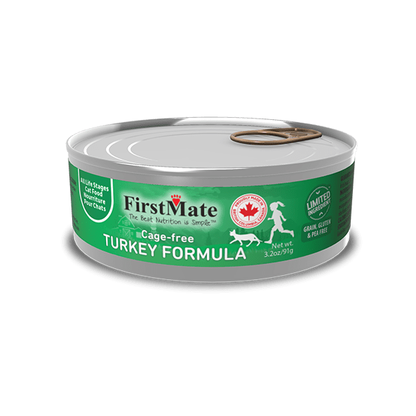 FirstMate | Limited Ingredient Cage Free Turkey Formula | Wet Cat Food Toronto