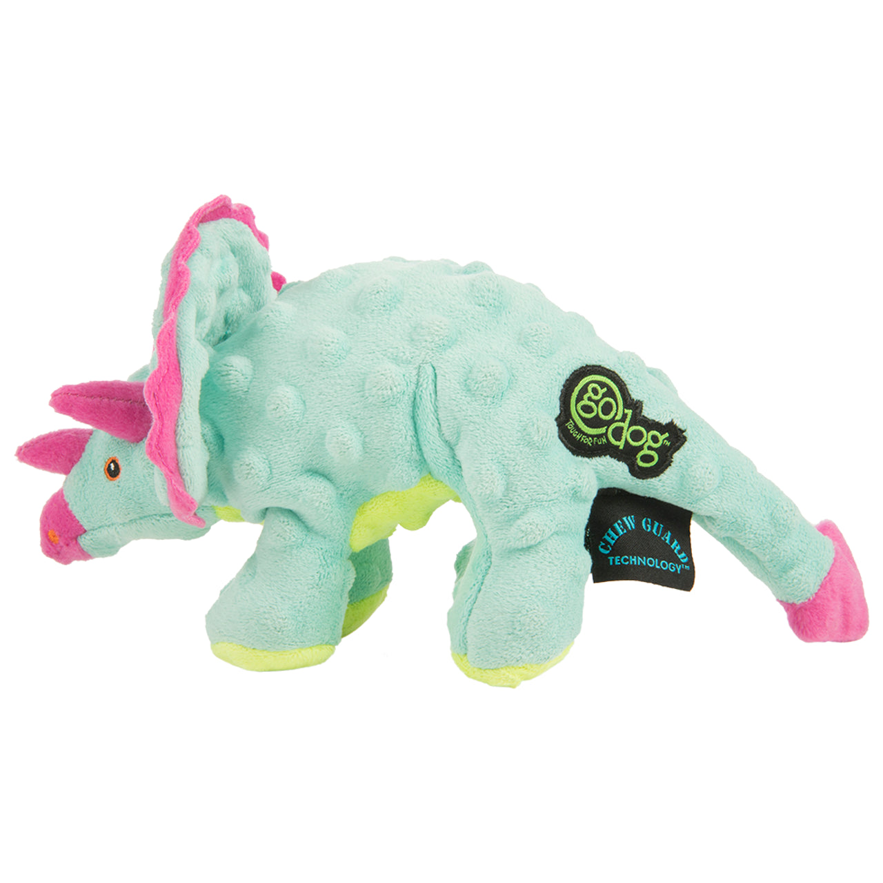 GoDog | Dinos Dog Toy Frills The Triceratops