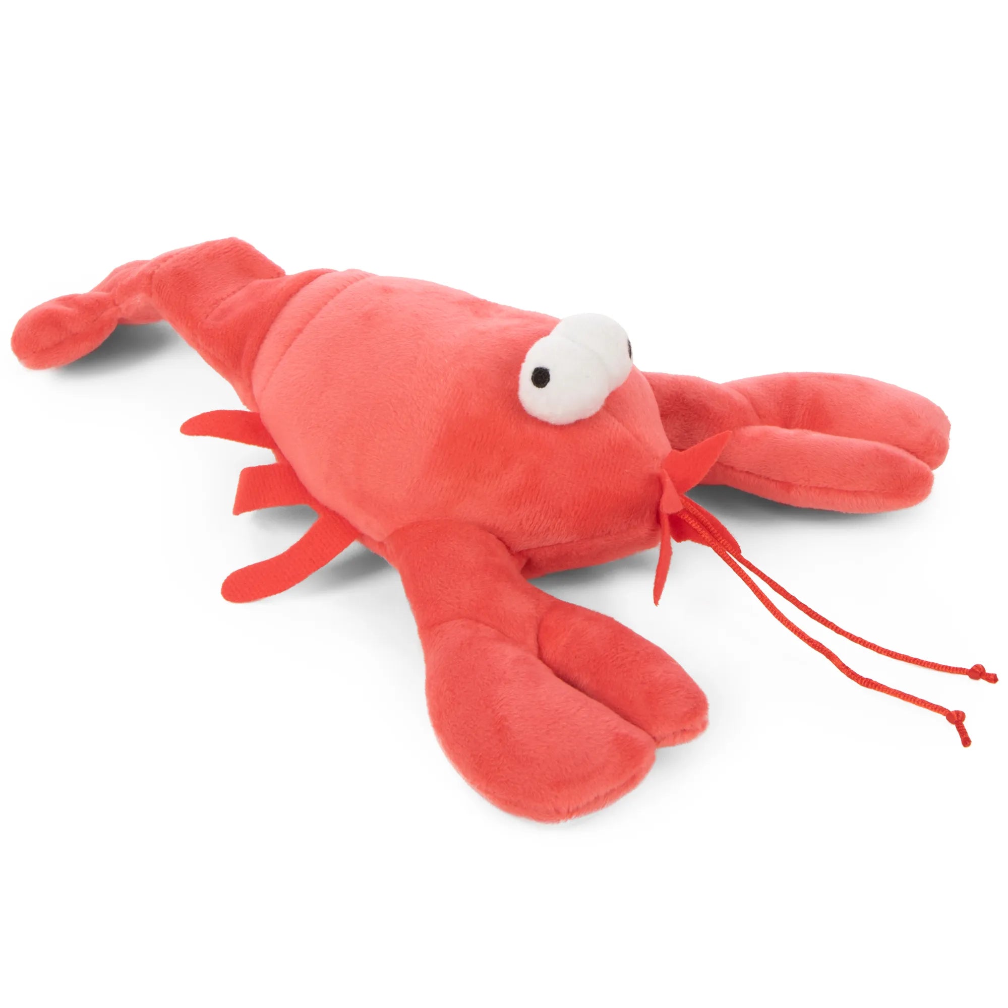 GoDog | Lobster Chew Guard Technology Animated Squeaker | Plush Dog Toy | ARMOR THE POOCH