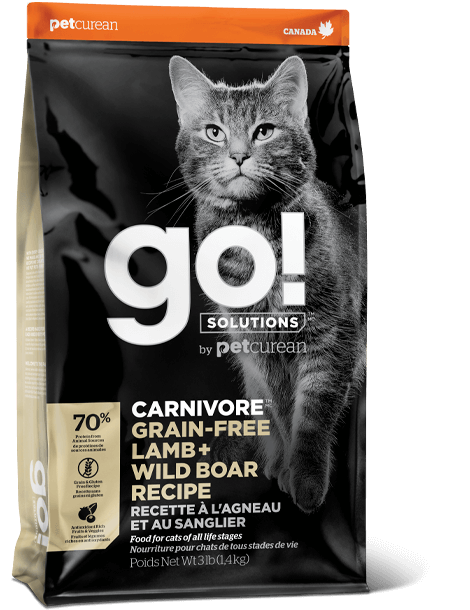 Go! SOLUTIONS - Carnivore - Grain Free Lamb & Wild Boar Recipe (Dry Cat Food)