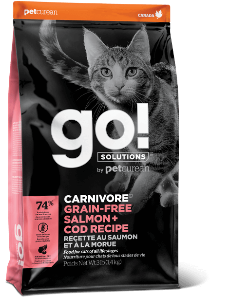 Go! SOLUTIONS - Carnivore - Grain Free Salmon & Cod Recipe (Dry Cat Food)
