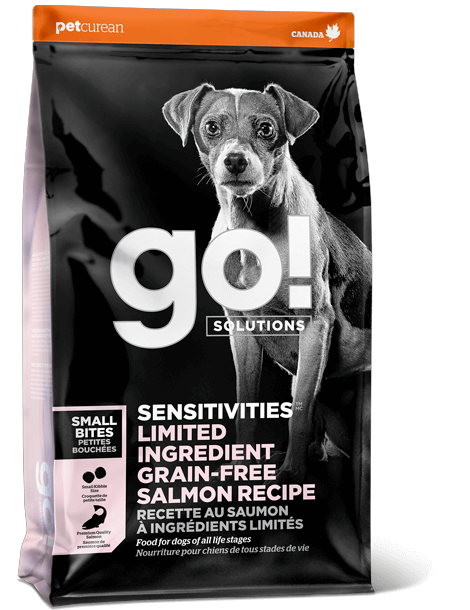 Go! SOLUTIONS - Sensitivities - Limited Ingredient Grain Free Small Bites Salmon Recipe (Dry Senior Dog Food)