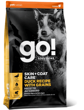 Go! SOLUTIONS - Skin & Coat Care - Duck Recipe with Grains (Dry Dog Food)
