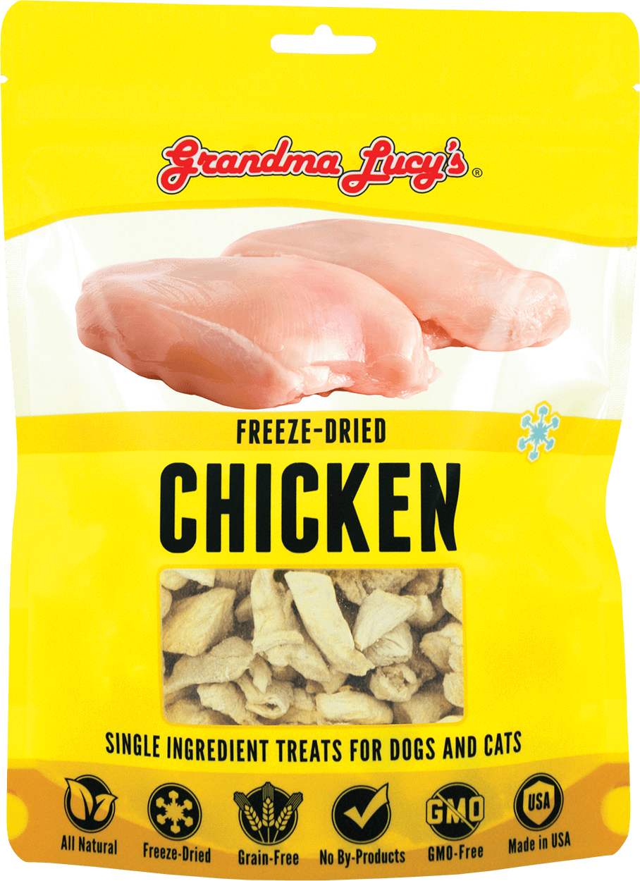 Grandma Lucy's Freeze-Dried Singles Chicken Dog & Cat Treats