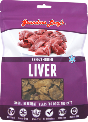 Grandma Lucy's Freeze-Dried Singles Liver Dog & Cat Treats
