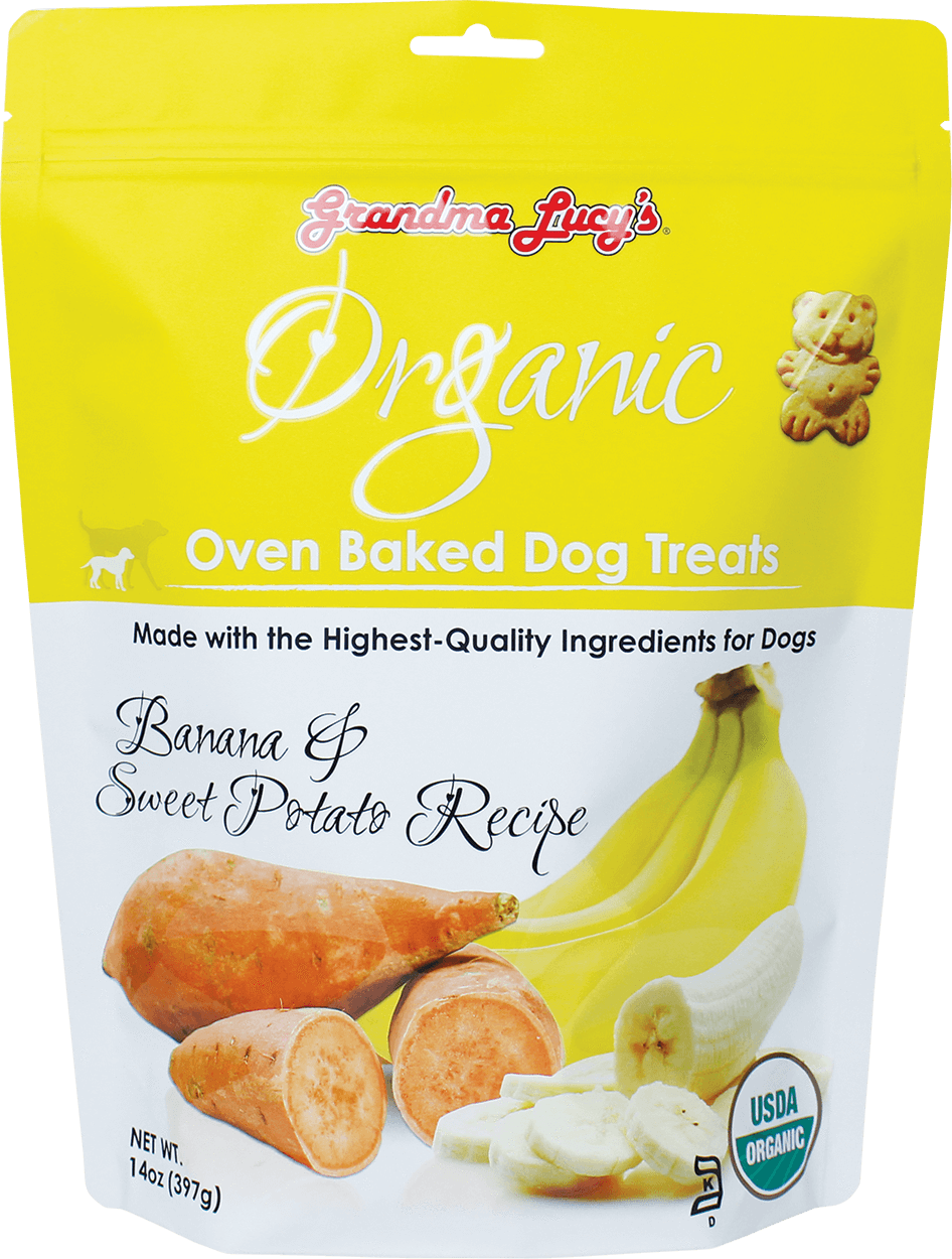 Grandma Lucy's Organic Banana & Sweet Potato Oven Baked Dog Treats