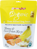 Grandma Lucy's Organic Banana & Sweet Potato Oven Baked Dog Treats