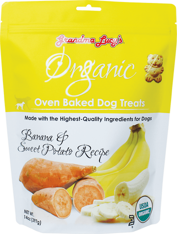 Grandma Lucy's Organic Banana & Sweet Potato Oven Baked Dog Treats