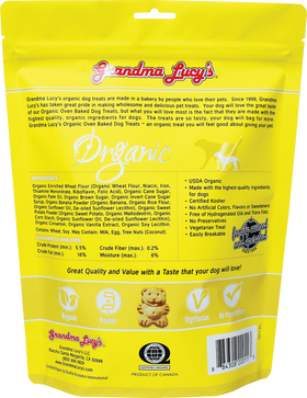 Grandma Lucy's Organic Banana & Sweet Potato Oven Baked Dog Treats