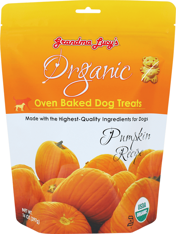 Grandma Lucy's Organic Pumpkin Oven Baked Dog Treats