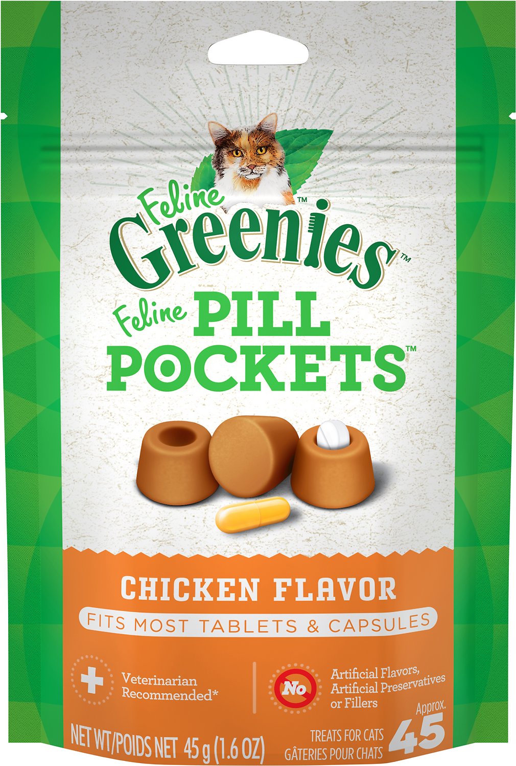 Greenies - Pill Pockets Chicken Flavor (For Cats)