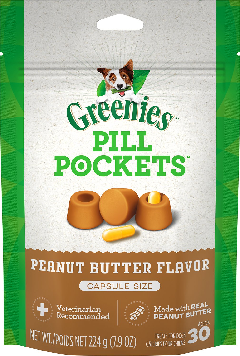 Greenies - Pill Pockets Peanut Flavor Capsules (For Dogs)