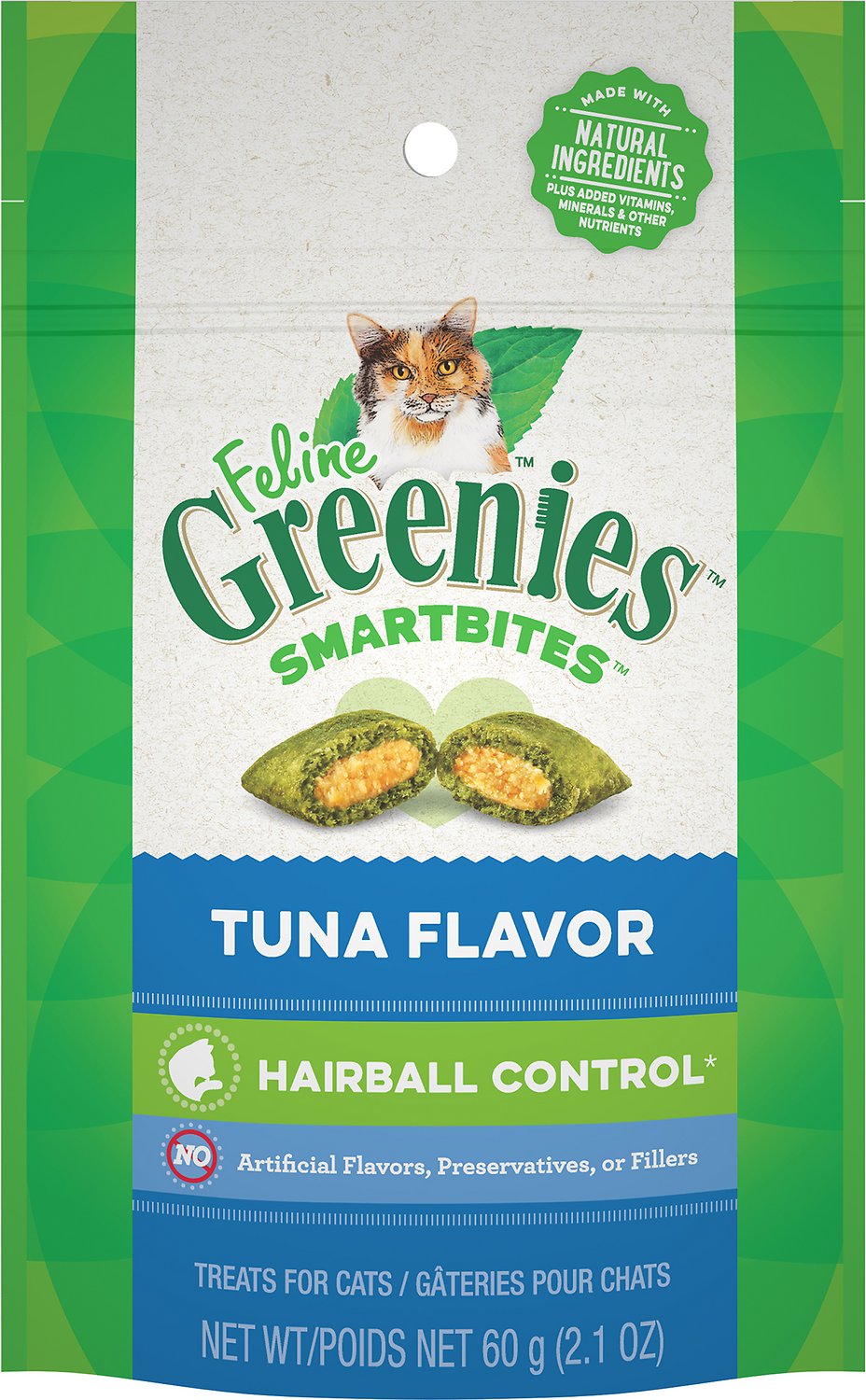 Greenies - Smartbites Hairball Control Treats Tuna Flavour (For Cats) - ARMOR THE POOCH