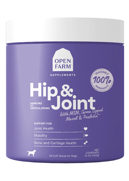 Open Farm | Hip & Joint Supplement Chews | Dog Supplements Near Me Markham | ARMOR THE POOCH