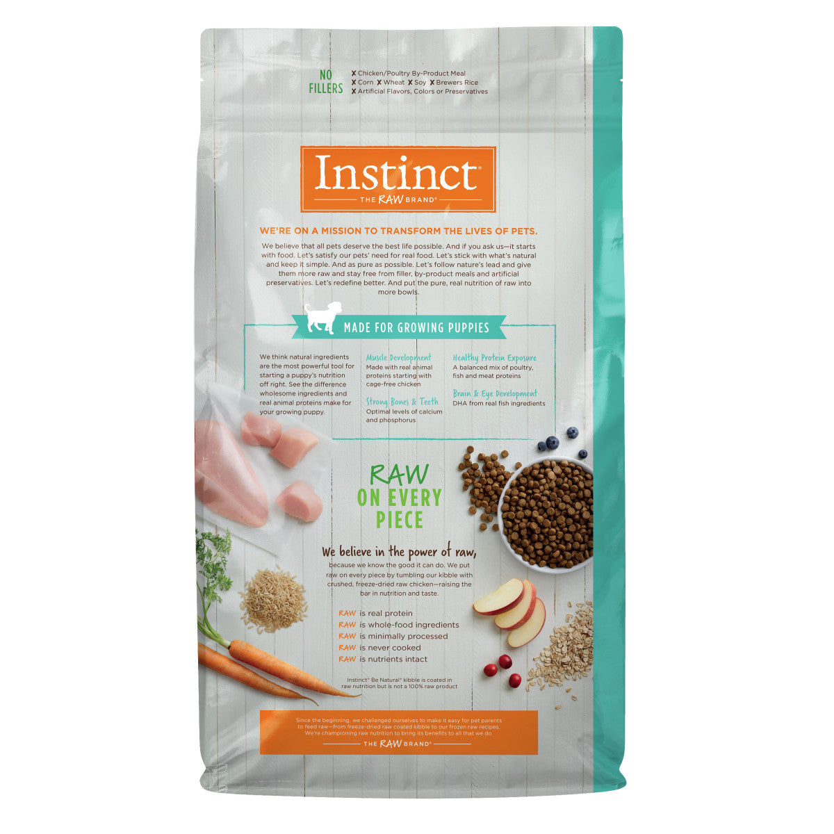Instinct - Be Natural Real Chicken & Brown Rice Recipe (For Puppies)