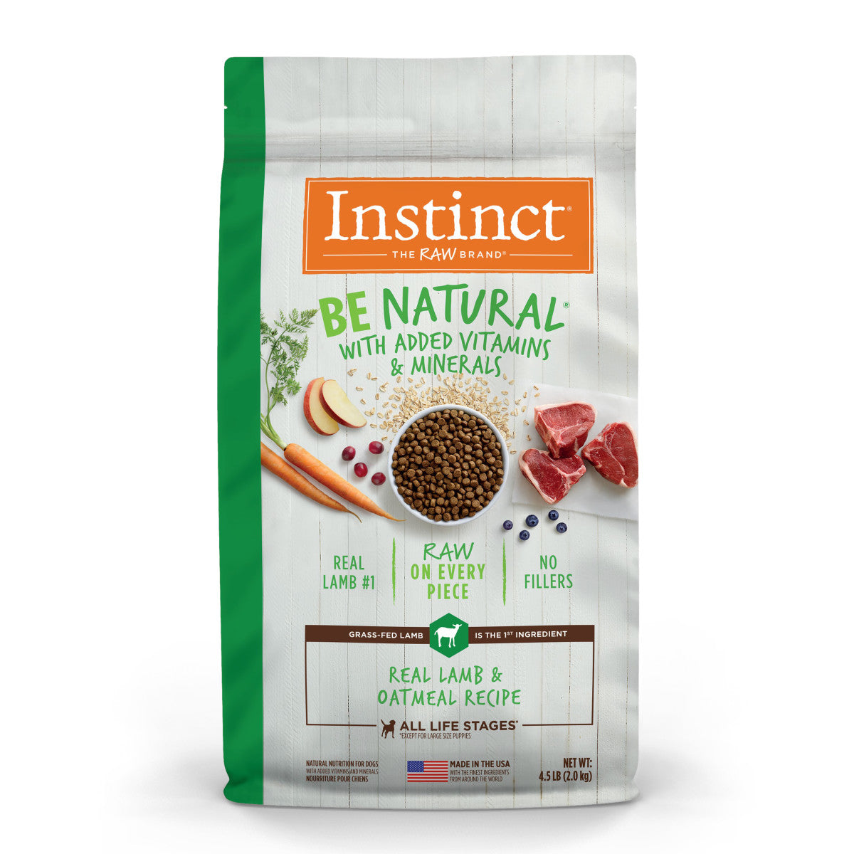 Instinct - Be Natural Real Lamb & Oatmeal Recipe