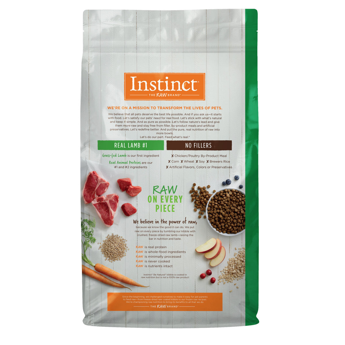 Instinct - Be Natural Real Lamb & Oatmeal Recipe