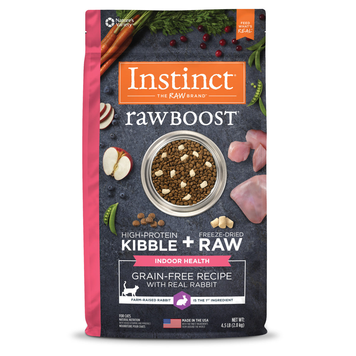 Instinct - Raw Boost Indoor Health Rabbit Dry Cat Food