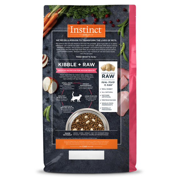 Instinct - Raw Boost Indoor Health Rabbit Dry Cat Food