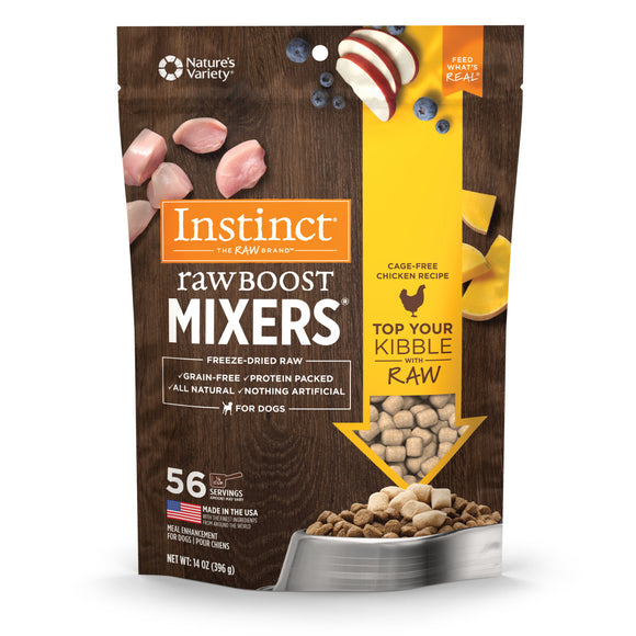 Instinct - Raw Boost Mixers Cage-Free Chicken Recipe