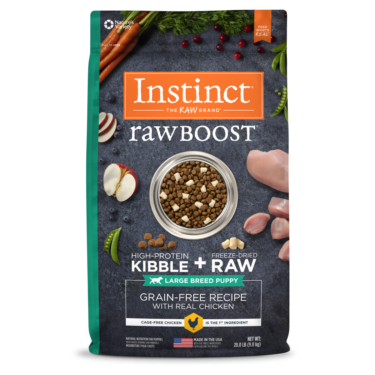 Instinct - Raw Boost Real Chicken Recipe (For Large Breed Puppies)