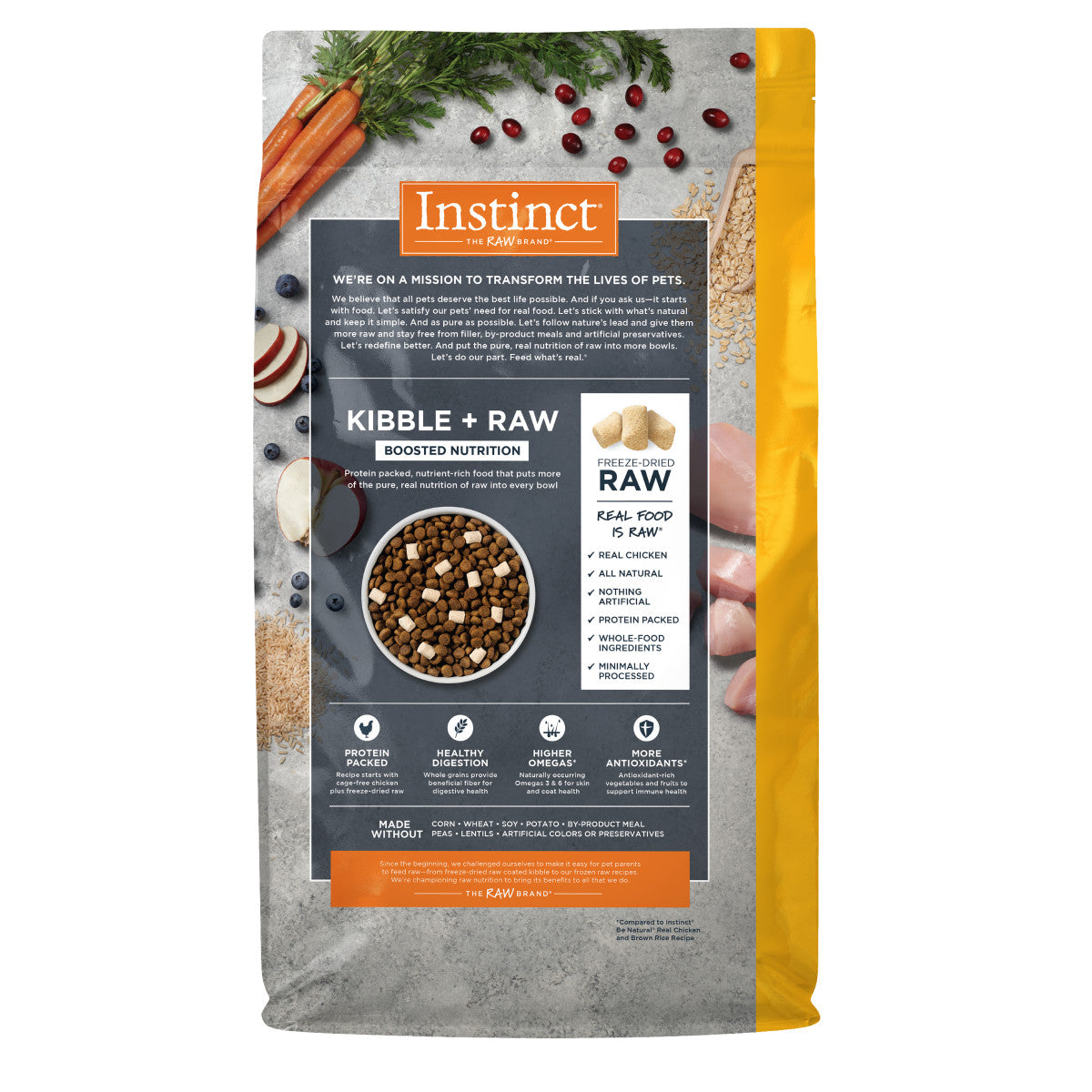 Instinct - Raw Boost Whole Grain Real Chicken & Brown Rice Recipe