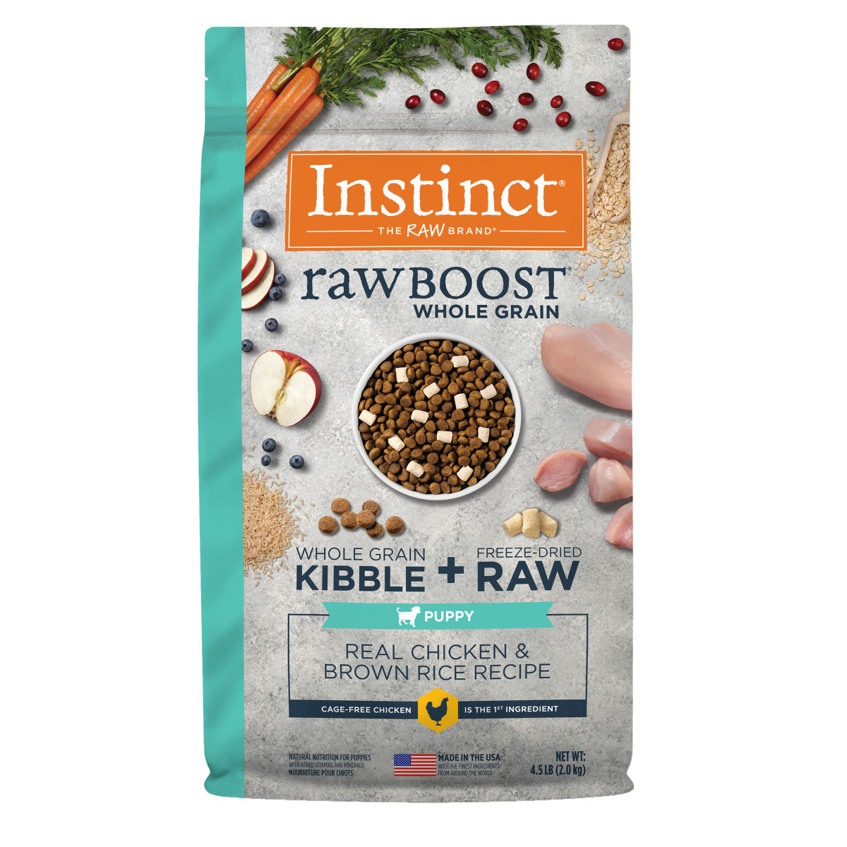 Instinct - Raw Boost Whole Grain Real Chicken & Brown Rice Recipe (For Puppies)