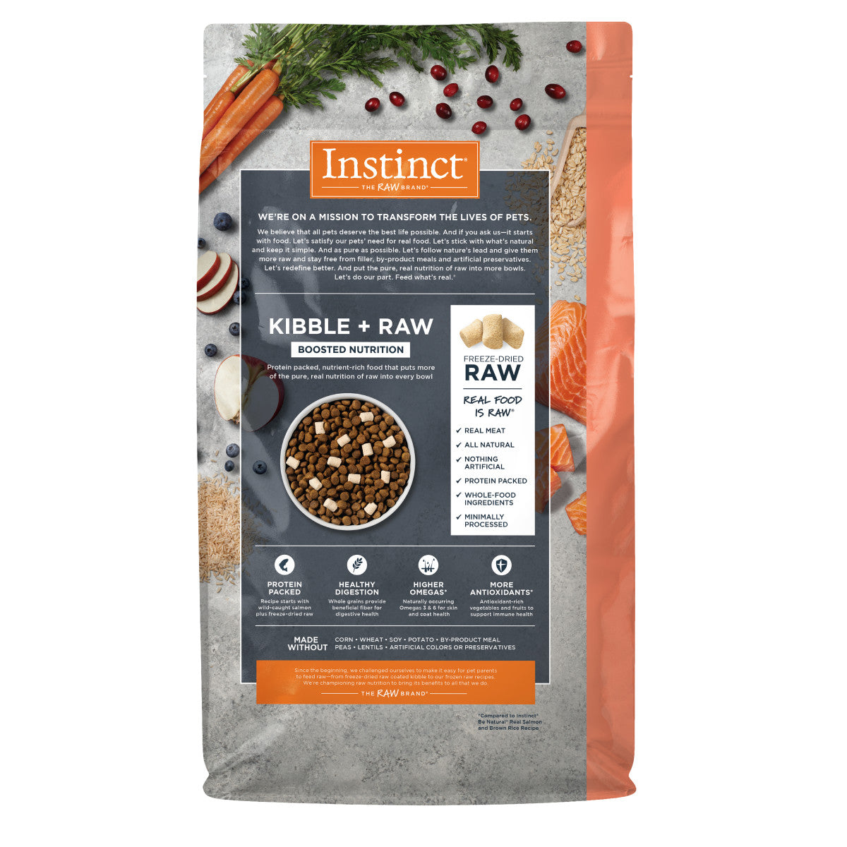 Instinct - Raw Boost Whole Grain Real Salmon & Brown Rice Recipe