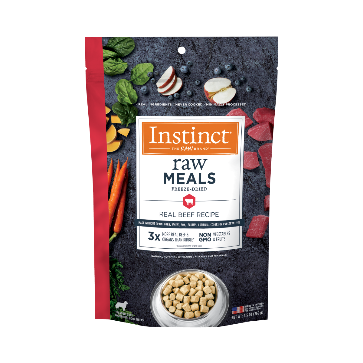 Instinct - Raw Freeze-Dried Meals Real Beef Recipe