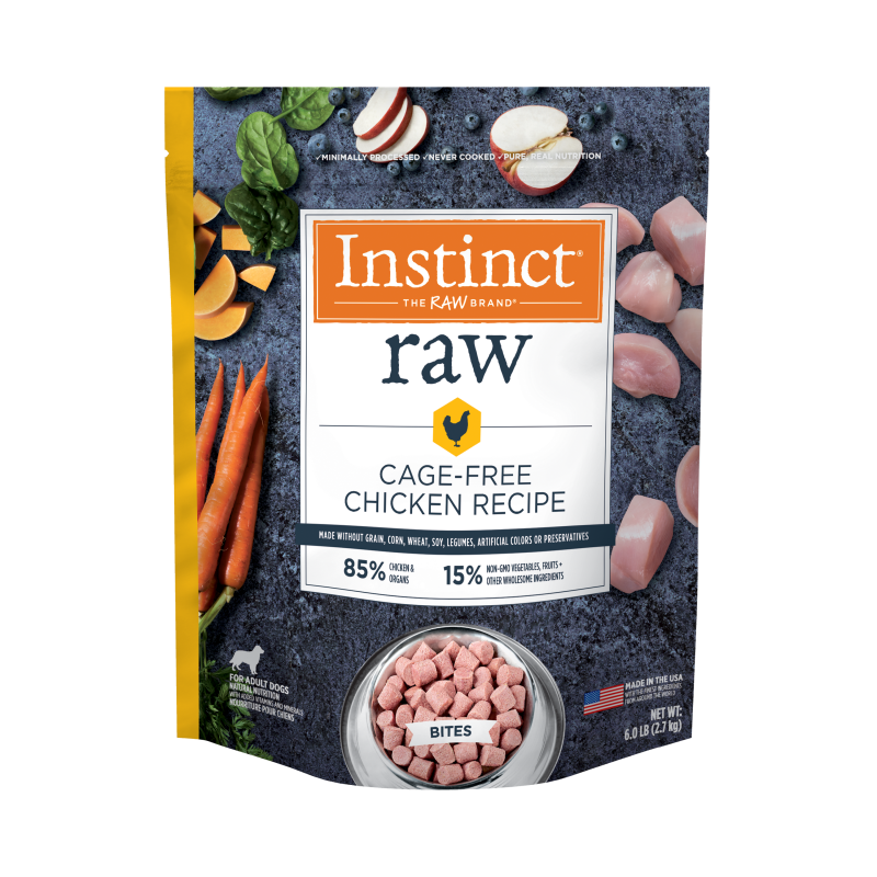 Instinct - Raw Frozen Bites Cage-Free Chicken Recipe - Frozen Product