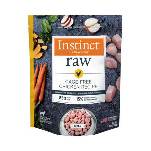 Instinct - Raw Frozen Bites Cage-Free Chicken Recipe - Frozen Product